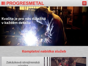 Progresmetal, spol. s r.o. - zakázková strojírenská výroba, pálení plechů a prodej svařovací techniky Benešov